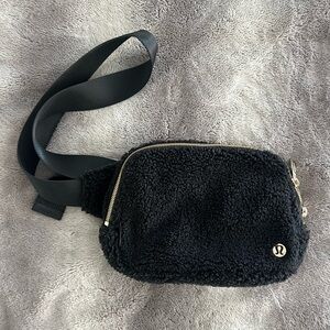 lululemon athletica Black Sherpa Crossbody Bag